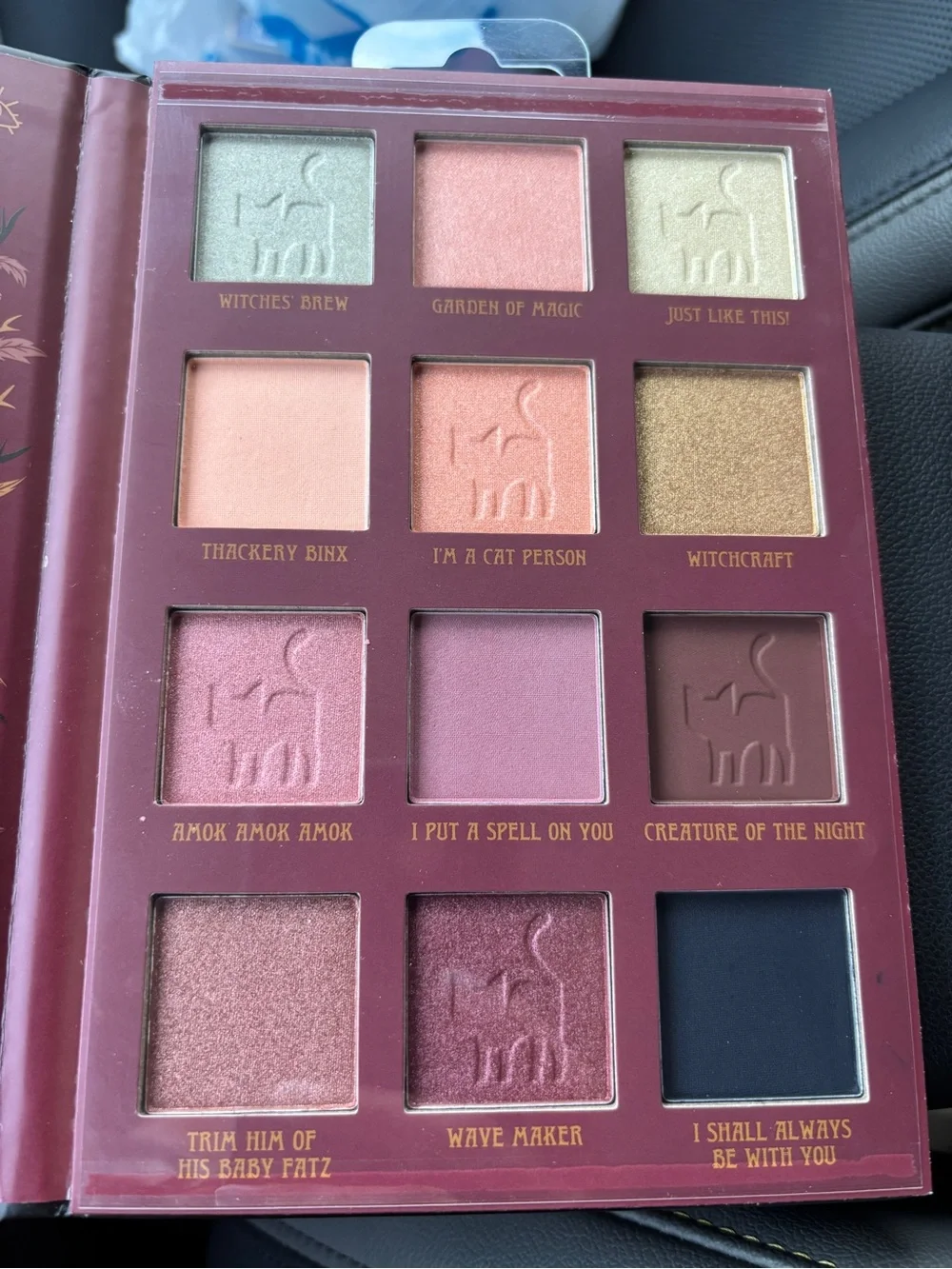 Disney Hocus Pocus Eyeshadow Palette - Black, Gold, Green, Pink